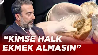 AK Partili Özcan, Ankara Halk Ekmeğini Canlı Yayında Eldivenlerle İnceledi! | Taksim Meydanı