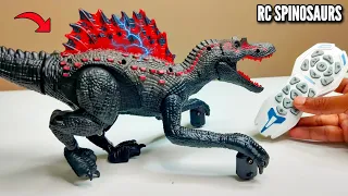 RC Fastest Spinosaurus Prank Gadgets Unboxing & Testing - Chatpat toy tv