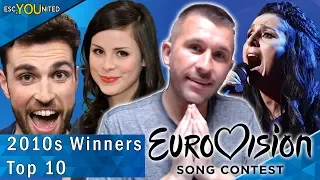 Eurovision Winners: My Top 10 | With Reaction (2010 - 2019)