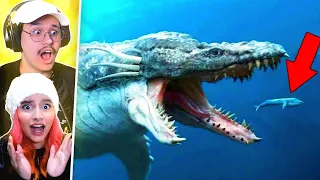 FICAMOS COM MEDO DOS: Animais marinhos mais assustadores do que o Megalodonte!