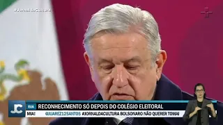 Presidente Jair Bolsonaro reconhece vitória de Joe Biden nas eleições americanas