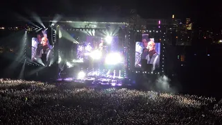 Jason bonham playing at a Billy Joel concert