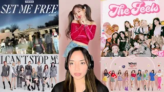 First time Reacting to TWICE | Set me free | The Feels | What is Love? | I can’t stop me