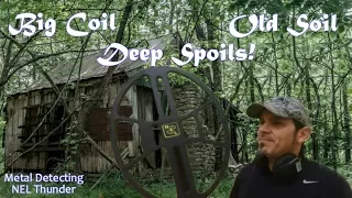 Big Coil in Old Soil = Deep Spoils! - Metal Detecting early 1900's Dump site with NEL Thunder