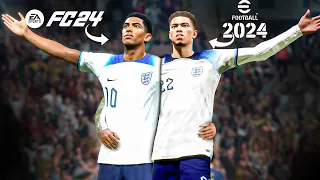 [UPDATED] EA SPORTS FC 24 vs eFootball 2024 - NEW GRAPHICS, NEW CELEBRATIONS, NEW PLAYER ANIMATION !