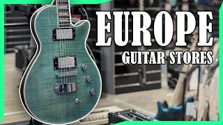 Exploring Guitar Stores in Europe on Holiday