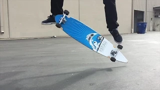 KICKFLIP ON A LONGBOARD?!