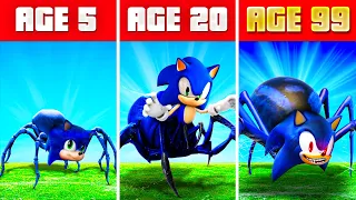 Surviving 99 Years As SONIC SPIDER In GTA 5 RP!