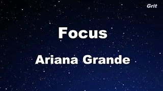 Focus - Ariana Grande Karaoke【With Guide Melody】