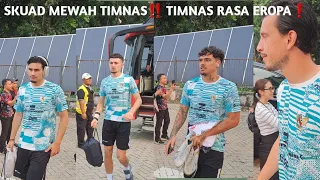 TIMNAS RASA EROPA‼️KEDATANGAN PEMAIN TIMNAS INDONESIA DI LATIHAN PERDANA