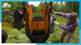 TAK wygląda przesadzanie drzew PRZESADZARKĄ! | Nowa Maja w ogrodzie