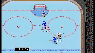 NHL 96 (sega genesis) Nordiques vs Bruins