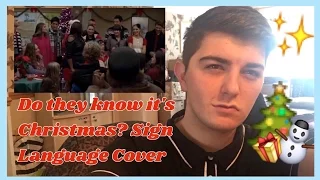 Do they know its christmas? by Glee cast Sign Language Cover | Crazy Fish