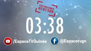 🔴 DIRECT SUR ESPACE TV GUINÉE - LES GRANDES GUEULES DU 21 MAI 2020.