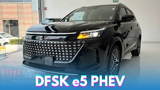 DFSK e5 Hibrida Enchufable, para 7 pasajeros y autonomía de hasta 1150 Kilómetros. Vistazo | 4K