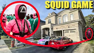 IF YOU EVER SEE SQUID GAME GAURD AT YOUR HOUSE RUN! (THEY MADE US PLAY SQUID GAME)