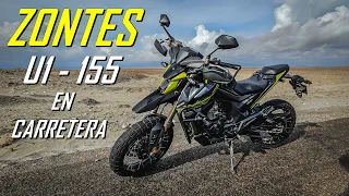 Así de rápida es una Zontes U1 155 en Carretera | Velocidad Real | 2024🏍️🔥