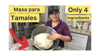 🫔Cómo Hacer Masa para Tamales con Maseca. How to Make Masa for Tamales. #cooking #recipes #mexico