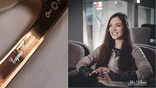 Evgenia Medvedeva Talks About Her Rose Gold John Wilson Blades