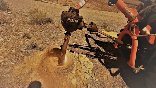 Digging Fence Post Holes in Hard Rocky "Soil"