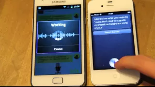 Siri Meets Iris! Samsung Galaxy S2 vs. iPhone 4S Voice Technology! Apple vs. Android!