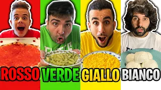 MANGIAMO SOLO CIBI DI UN COLORE PER 24 ORE!