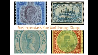 Most Expensive & Rare World Postage Stamps