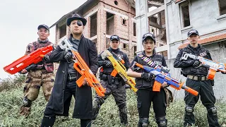 LTT Game Nerf War : Squad Warriors SEAL X Nerf Guns Fight Criminal Group Black Man Skill Cheat