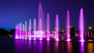 Amazing Dancing Fountain Show in Dubai  1080p Full HD