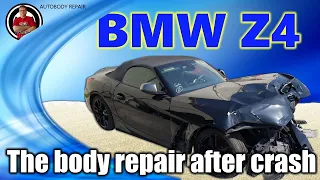BMW Z4 (G29). The front end repair. Ремонт переда.