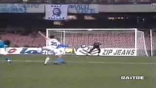 Serie A 1995-1996, day 12 Napoli - Parma 1-1 (Pizzi, Zola)