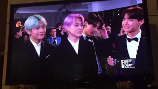 [ENG SUB CC] BTS 2019 GRAMMYS RED CARPET FULL INTERVIEW