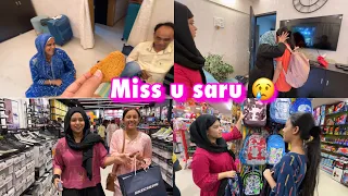 Last day with sara & khala 💔 | we went to biggest  Stationery 😱| ibrahim family vlogs