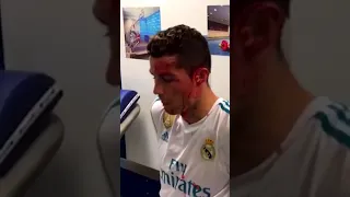 Ronaldo Eye Injury 🤕 *Blood* #cr7 #ronaldo #football #sports #cristianoronaldo #shorts #goals #suii