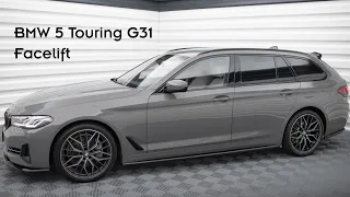 BMW 5 Touring G31 Facelift | Maxton Design Splitter Set | Presentation #243