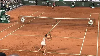 Aryna Sabalenka vs Sloane Stephens 4K tiebreak (2023 Roland Garros)