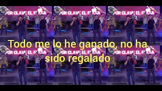 Por clave el fresa en vivo, Luis R Conriquez (letra/lyrics)