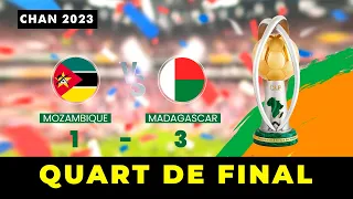 MADAGASCAR 🇲🇬(3) 🆚 (1) 🇲🇿 MOZAMBIQUE (1/4 de Final - CHAN 2023 / Grand Format)