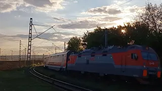 ДВУХЭТАЖНЫЙ ПОЕЗД!Большой сборник съёмок поездов 17.05.24