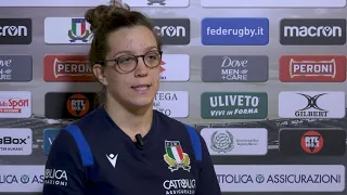 Elisa Giordano pre Irlanda vs Italia - Sei Nazioni 2021