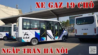 Bàn giao những chiếc xe Gaz 19 chỗ đầu tiên, trong lô 350 xe bus Hà Nội.