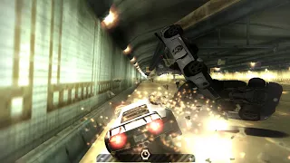 Need For Speed Most Wanted : Murciélago attack in tunnel