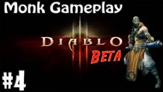 Diablo 3 Beta Gameplay #4 - Monk Spells and Mechanics