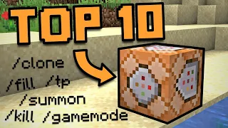 My TOP 10 Favorite COMMANDS in Minecraft 1.15