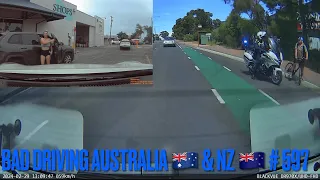 BAD DRIVING AUSTRALIA & NZ # 597 ...We are  Stopping