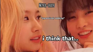 Sana's *sincere* reaction about Momo's forehead debut