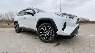 2021 Toyota RAV4 Переобул на лето и купил новые диски! Vlog Владельца RAV4 2020