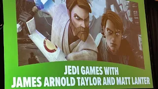 Obi wan and Anakin play madlibs: Jedi games Philly fan expo 2024