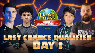 Clash Worlds Last Chance Qualifier Day 1 | Clash of Clans