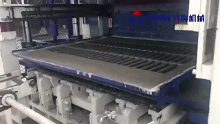 TPM10000G High Level Cement Brick Machine installed in Guangzhou City, China